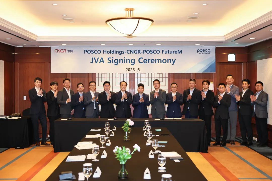 全球化再提速！中偉股份牽手POSCO 集團打造首個海外精煉及前驅(qū)體一體化產(chǎn)業(yè)基地