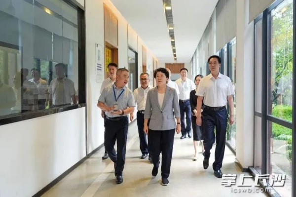 湖南省委常委、長沙市委書記吳桂英調(diào)研中偉