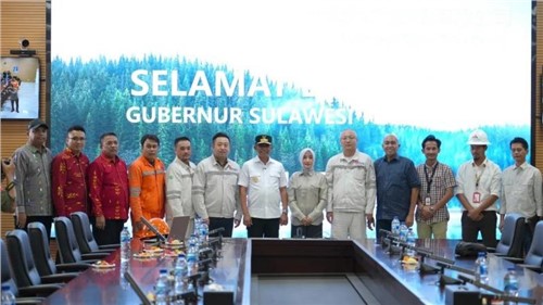 印尼中蘇拉威西省省長(zhǎng)安瓦爾·哈菲德考察中偉北莫羅瓦利產(chǎn)業(yè)基地